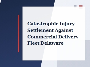 Delaware Delivery Fleet Catastrophic Injury Settlement